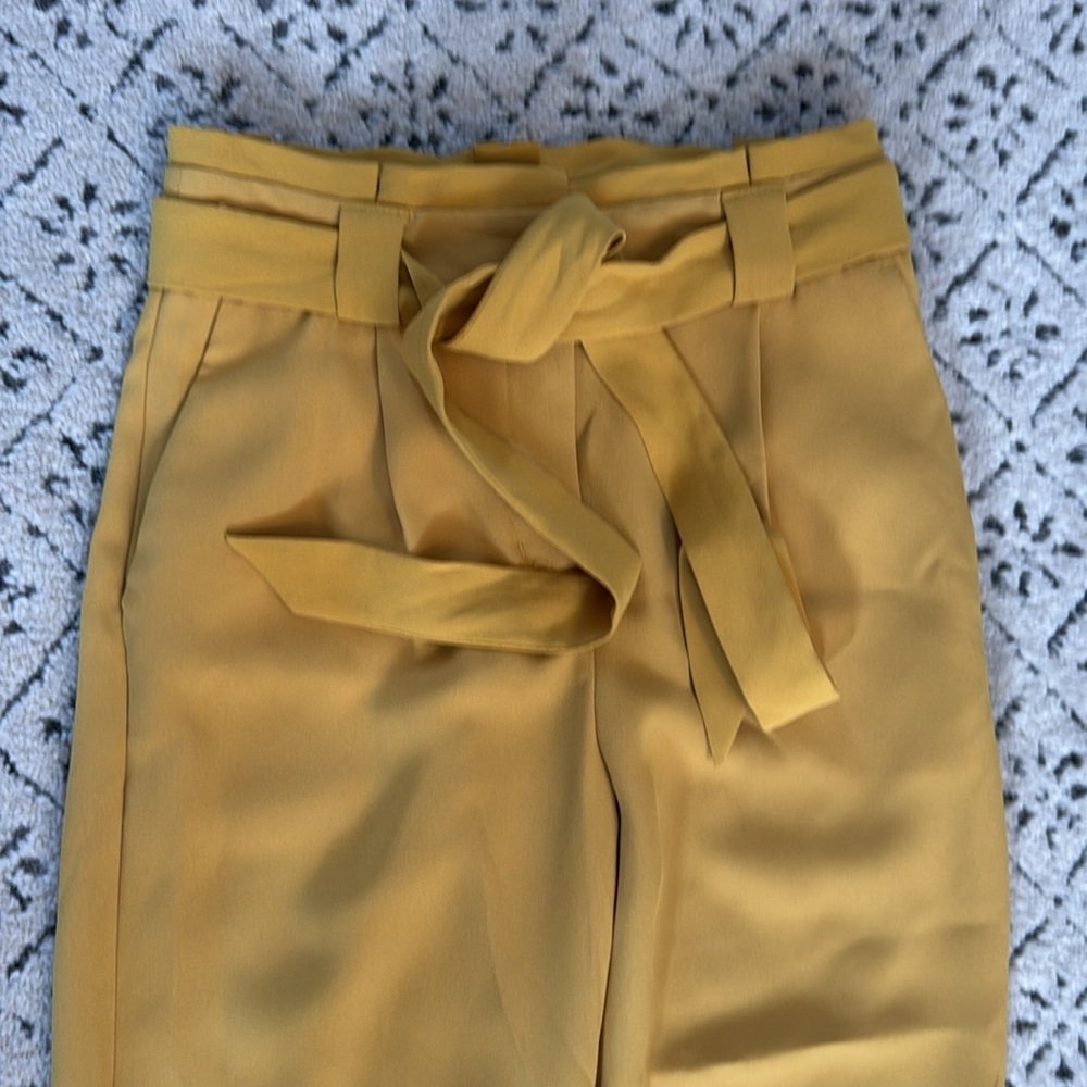 Express Ankle Chic Mustard Yellow High-Waisted Trousers
Size 00R - Picture 2 of 13